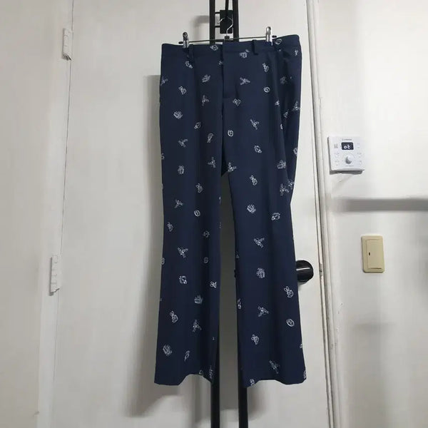 [BUNJANG] Castelbajac Men's Summer Golf Pants Navy 32-inch / 32인치 까스텔바작 남자 여름 골프바지 네이비
