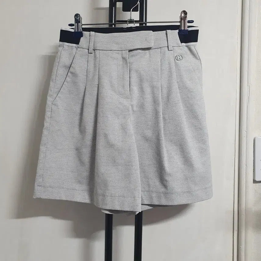 [BUNJANG] Hazzys Golf Women's Linen Shorts Light Gray / 25인치 헤지스골프 여성 여름 린넨 반바지 연그레이