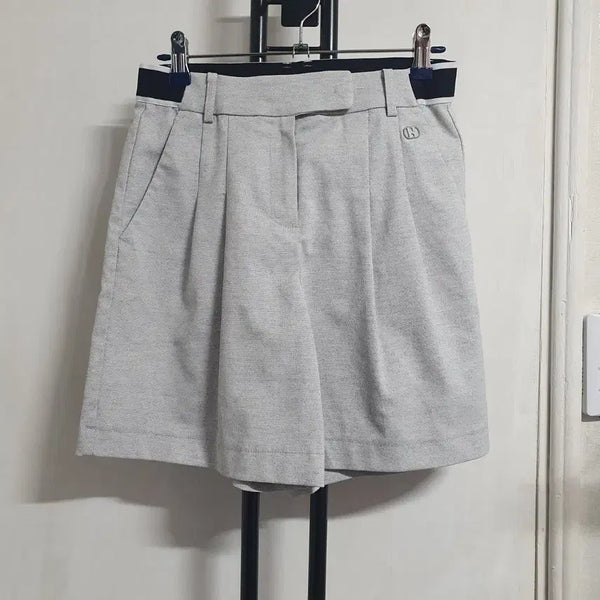[BUNJANG] Hazzys Golf Women's Linen Shorts Light Gray / 25인치 헤지스골프 여성 여름 린넨 반바지 연그레이