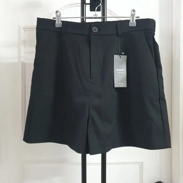 [BUNJANG] MAYD Women's Black Summer Shorts 32-inch / 새옷 32인치 MAYD 여성 여름 반바지 블랙