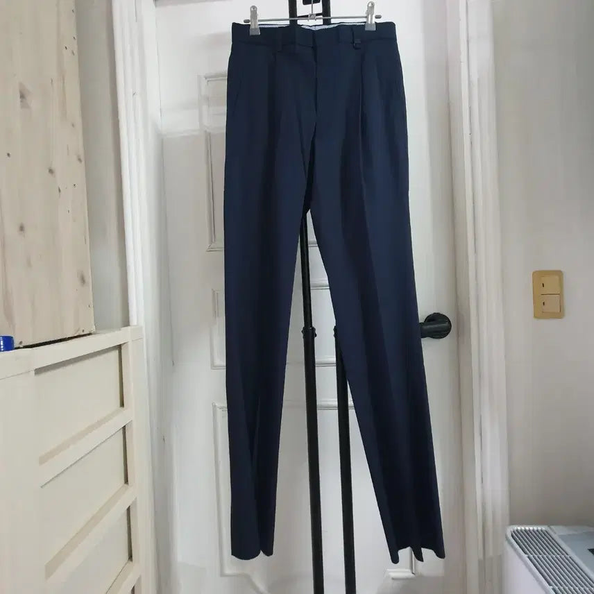 [BUNJANG] Indian Men's Navy Summer Suit Pants 29 Inch / 새옷 29인치 인디안 남자 여름 정장바지 네이비