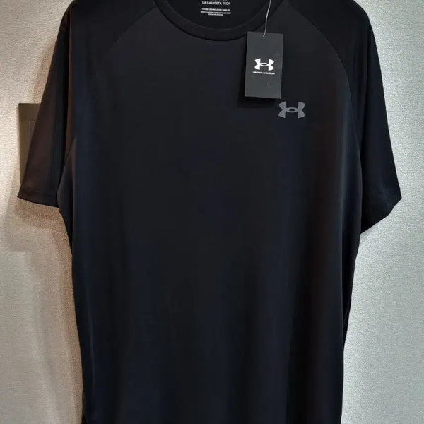 [BUNJANG] Under Armour Tech Short Sleeve T-Shirt Black / 100/ 언더아머 반팔 티셔츠 블랙