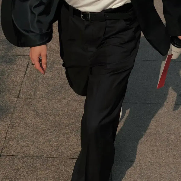 [BUNJANG] siiido Cashmere One-Pleat Long Slacks / [L] siiiido 캐시미어 원 턱 롱 슬랙스