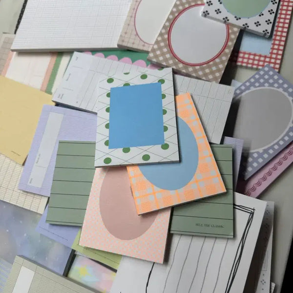 [BUNJANG] 66종 Assorted Memo Pads - Crafting Supplies Bundle / 다꾸용품 메모지띵 소분띵 66종 일괄처분