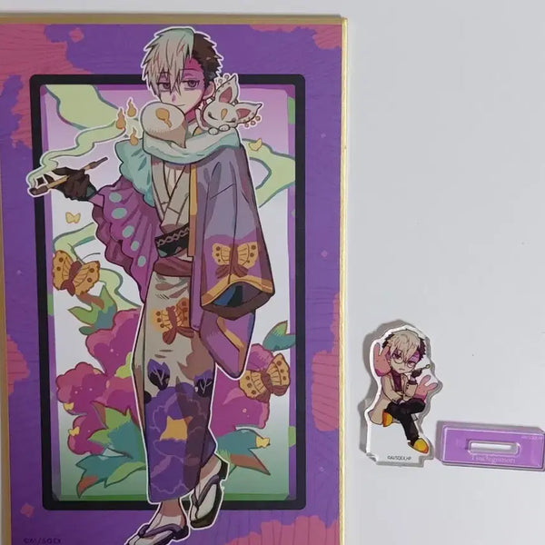 [BUNJANG] Jibaku Shonen Hanako-kun Tsuchigomori 10th Anniversary Shikishi & Mini Acrylic Stand Bundle Set / 일괄)지하군 지박소년 하나코군 츠치고모리 10주년 색지 및 미니 아크릴 스탠드