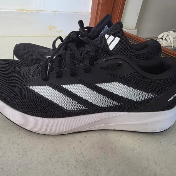 [BUNJANG] Adidas Duramo RC Running Shoes Black/White Size 270 / 아디다스 듀라모 RC 검흰 운동화 사이즈270