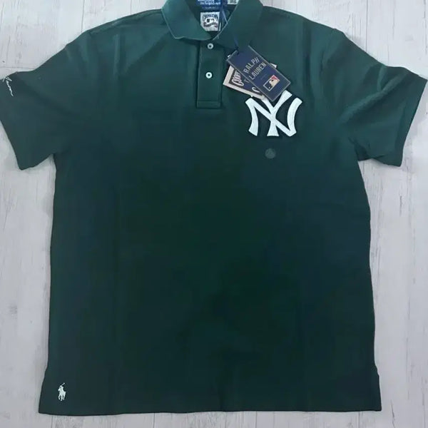 [BUNJANG] Polo Ralph Lauren New York Yankees Pony Collar T-Shirt Green L / 폴로 랄프로렌 뉴욕 양키즈 포니 카라티 그린 L 새상품