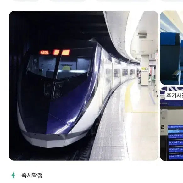 [BUNJANG] Tokyo Narita Airport Skyliner Express Train Ticket (2 Tickets) / 도쿄 나리타 공항 스카이라이너 고속 열차 티켓