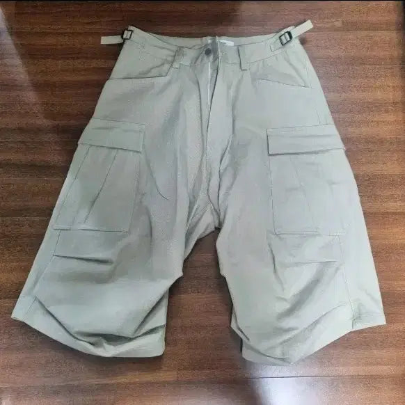 [BUNJANG] Nonnode Beige Cargo Pants / [2] 논노드 베이지 카고 바지