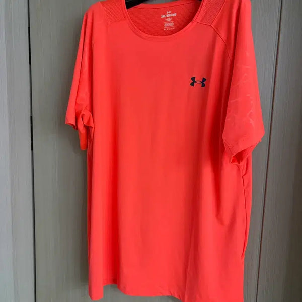 [BUNJANG] Under Armour Functional Short Sleeve T-Shirt Orange 3XL / 언더아머 기능성 반팔 티셔츠 오렌지 3XL
