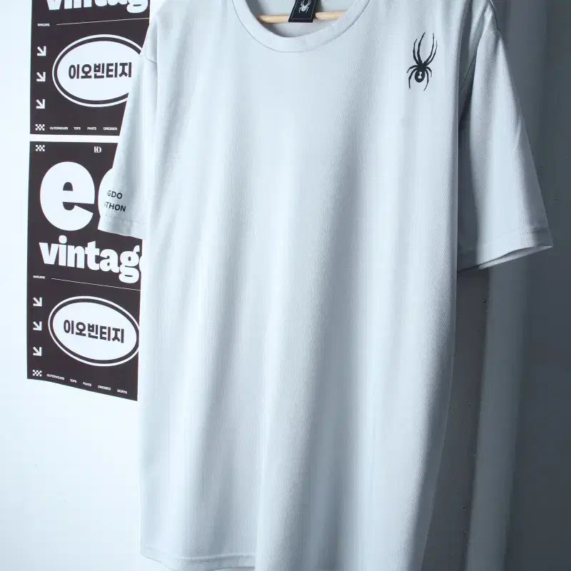 [BUNJANG] Spider Short Sleeve T-Shirt (2XL) / (2XL) 스파이더 반팔 티셔츠 빅사이즈 기능성 마라톤-H35878