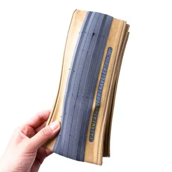 [BUNJANG] Panaracer x Fairweather Traveler Tire 700c 28c Asphalt/Tan (Set of 2) / 파나레이서x페어웨더 트래블러 타이어 700c 28c 아스팔트/탄 새상품 2개