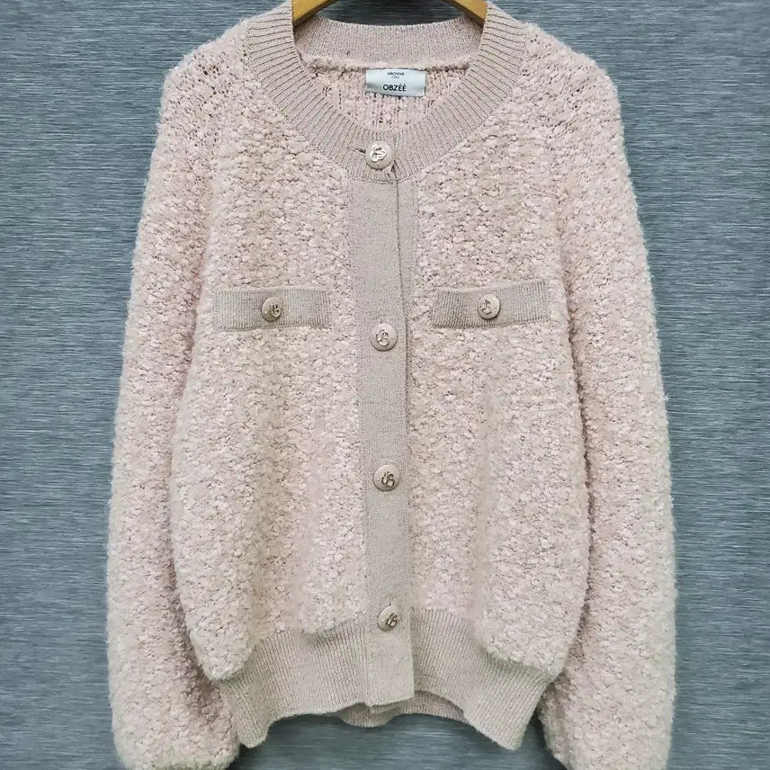 [BUNJANG] Object Knit Jacket F / 6012 오브제 니트 자켓 F