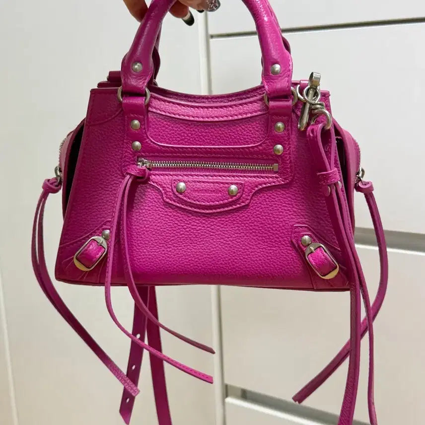 [BUNJANG] Balenciaga Neo Classic Nano Handbag Fuchsia / 발렌시아가 네오 클래식 나노 핸드백 푸시아 / 상태 최상