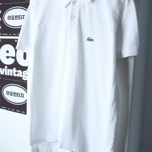 [BUNJANG] Lacoste Short Sleeve Polo Shirt USA 70s 80s H35920 / (S-M) 라코스테 반팔 카라 티셔츠 USA 70S 80S-H35920
