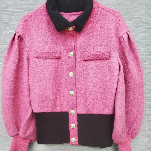 [BUNJANG] Object Knit Jacket F / 6015 오브제 니트 자켓 F