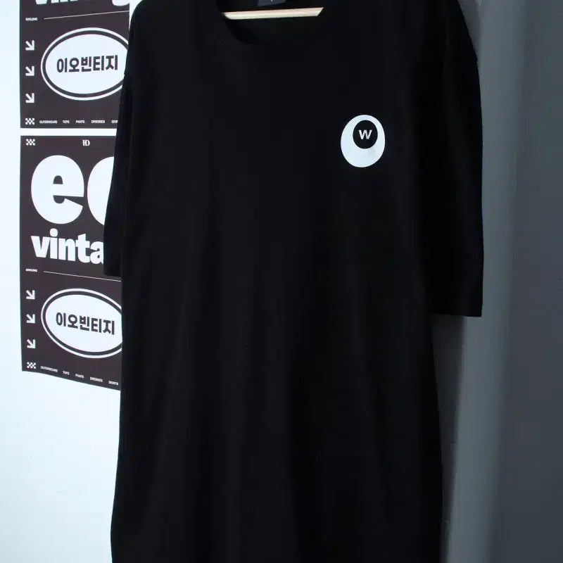 [BUNJANG] Wild Rock 8-Ball Print Black T-Shirt (L-2XL) / (L-2XL) 와일드락 반팔 티셔츠 8볼 프린팅 블랙 스트릿-H35939
