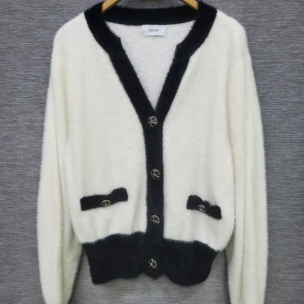 [BUNJANG] Objet Knit Cardigan / 6016 오브제 니트 가디건 90