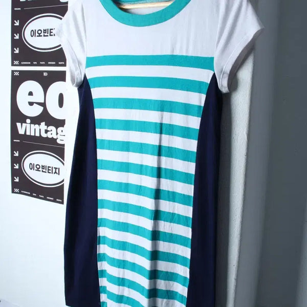 [BUNJANG] S-M Visit in New York Short-Sleeve T-Shirt Dress / W(S-M) 비지트인뉴욕 반팔 티셔츠 원피스 드레스-H35941
