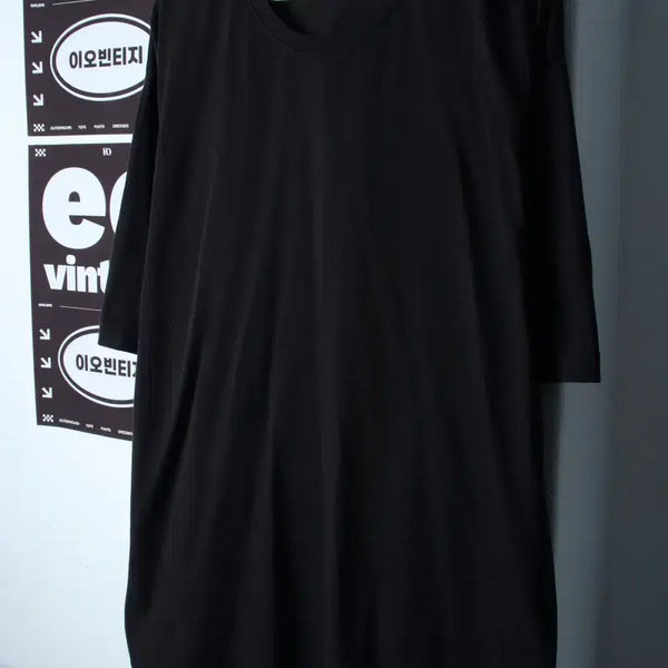 [BUNJANG] Musinsa Standard Plain Black T-Shirt (3XL) / (3XL) 무신사 스탠다드 반팔 티셔츠 빅사이즈 무지 블랙-H35944