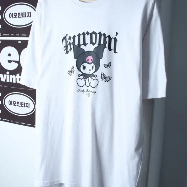 [BUNJANG] SPAO Sanrio Collaboration Kuromi Limited Edition T-Shirt XL / (XL) 스파오 반팔 티셔츠 산리오 협업 쿠로미 한정판-H35945