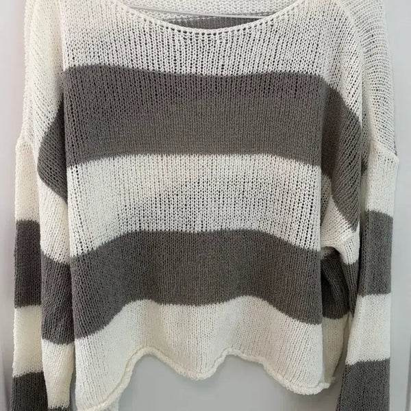 [BUNJANG] Mesh Long Sleeve Knit / 그물 긴팔니트