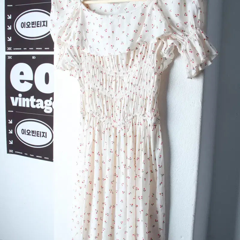 [BUNJANG] W(F) Letter From Moon Flower T-Shirt Dress / W(F) 레터프롬문 반팔 티셔츠 원피스 드레스 플라워 키치-H35968