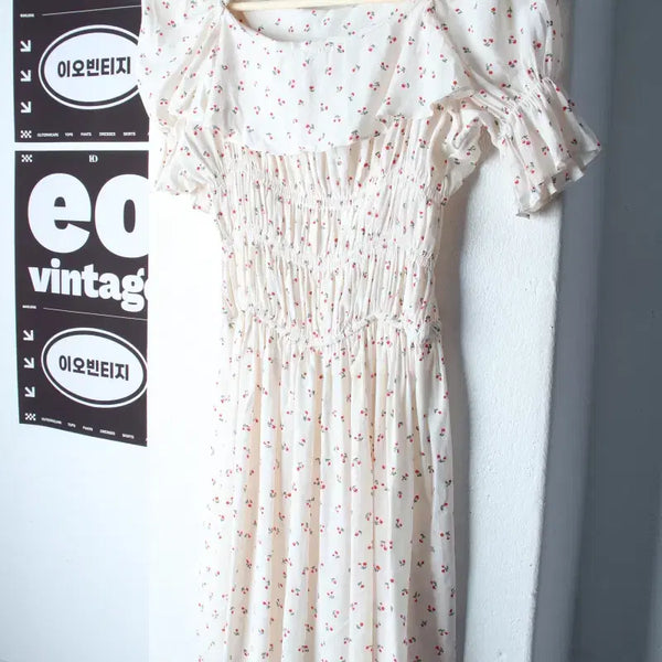 [BUNJANG] W(F) Letter From Moon Flower T-Shirt Dress / W(F) 레터프롬문 반팔 티셔츠 원피스 드레스 플라워 키치-H35968