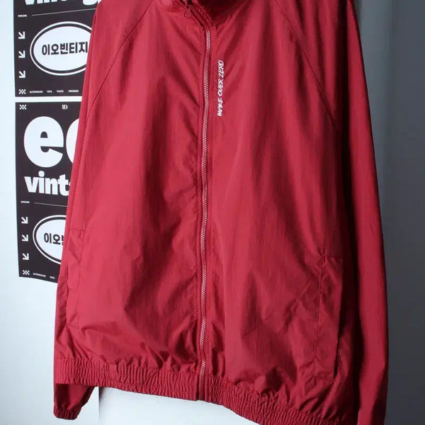 [BUNJANG] ModzModz Lettering Zip-Up Windbreaker Jumper Jacket XL-2XL / (XL-2XL) 모즈모즈 집업 바람막이 점퍼자켓 레터링-H35971