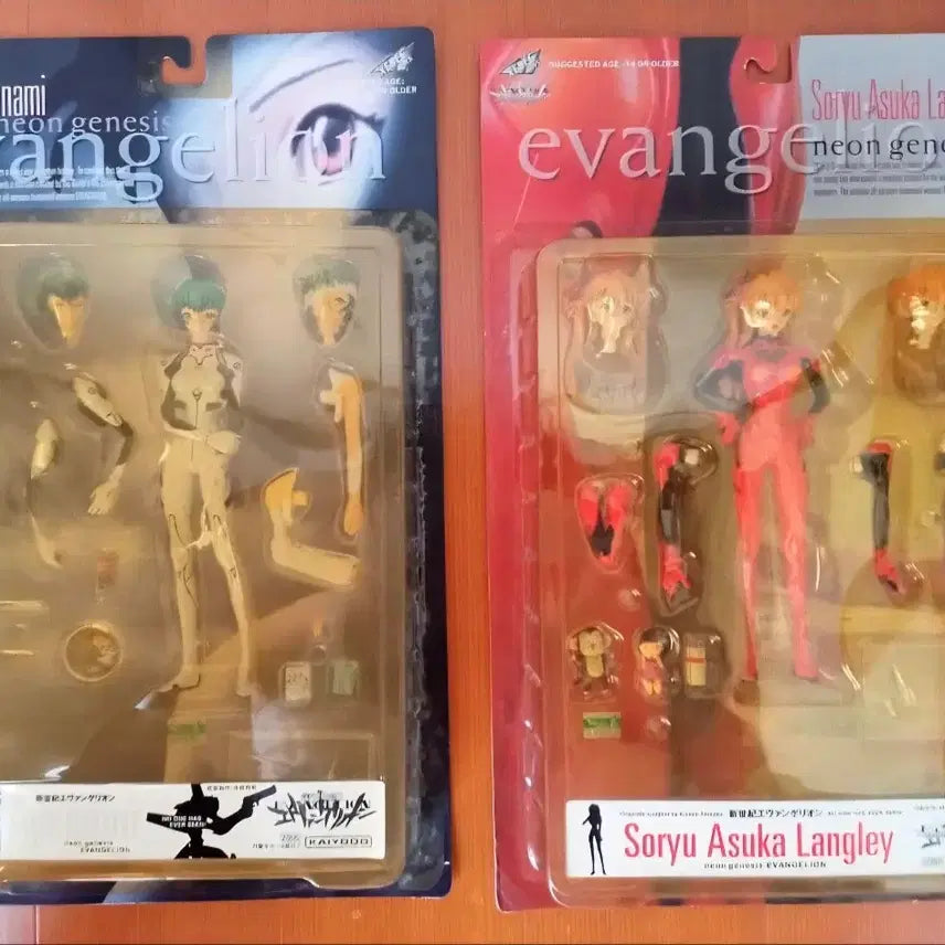 [BUNJANG] Kaiyodo Neon Genesis Evangelion Ayanami Rei & Asuka Langley Figures Bundle (Rare) / 희귀) 카이요도 신세기 에반게리온 아야나미 레이, 아스카 랑그레이 피규어 일괄