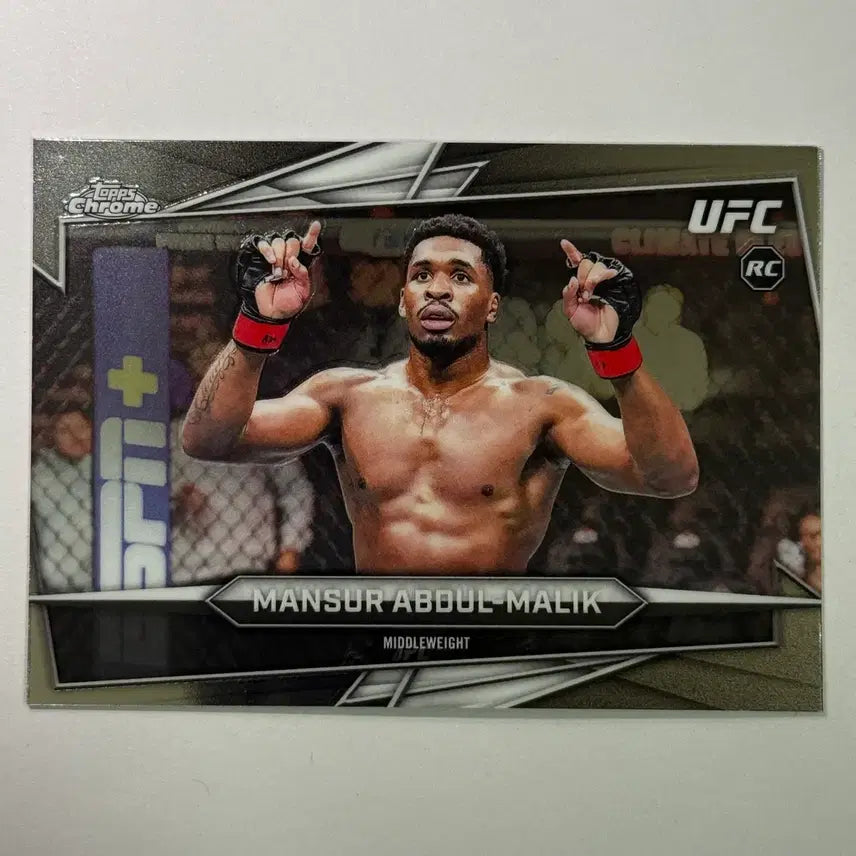 [BUNJANG] 2026 Tops Chrome UFC Abdul Malik Mansour Rookie Card / [루키] 2026 탑스크롬 UFC 만수르 압둘 말릭 루키 UFC 카드