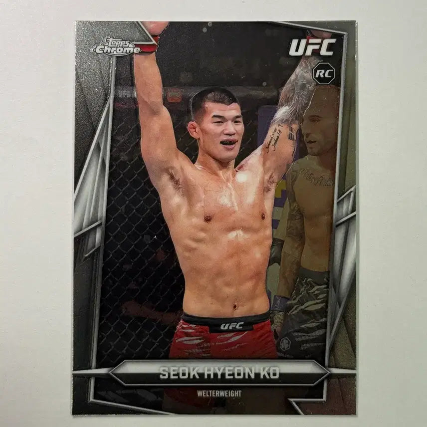 [BUNJANG] 2026 Tops Chrome UFC Go Seok-hyun Rookie Card / [루키] 2026 탑스크롬 UFC 고석현 루키 UFC 카드