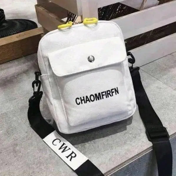 [BUNJANG] S-Class Yellow Canvas Crossbody Bag for Men / 고급스런 S클래스 남성용 가볍게 들고 다니기 좋은 노란색 캔버스 크로스백 판매해요