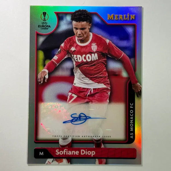 [BUNJANG] AS Monaco Sofian Diop Autographed Merlin Soccer Card / [오토] AS모나코 소피안 디오프 친필싸인 멀린 축구 카드