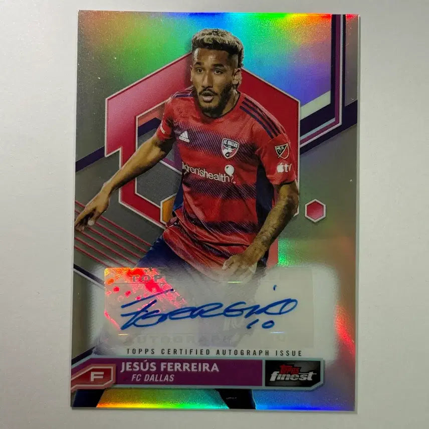 [BUNJANG] Jesus Ferreira Signed USA National Team Finest Soccer Card / [오토] 미국 국가대표 헤수스 페레이라 친필싸인 파이니스트 축구 카드