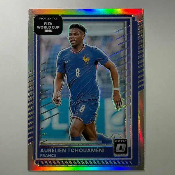 [BUNJANG] Donruss World Cup Tchouaméni Holo Soccer Card / 돈러스 북중미 월드컵 프랑스 추아메니 홀로 축구 카드