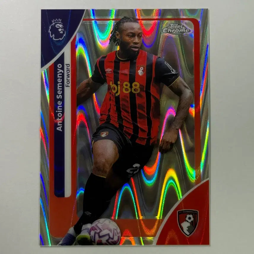 [BUNJANG] Manchester City Antoine Semenya Raywave Top Chrome Soccer Card / 맨시티 앙투안 세메뇨 레이웨이브 탑스크롬 축구 카드