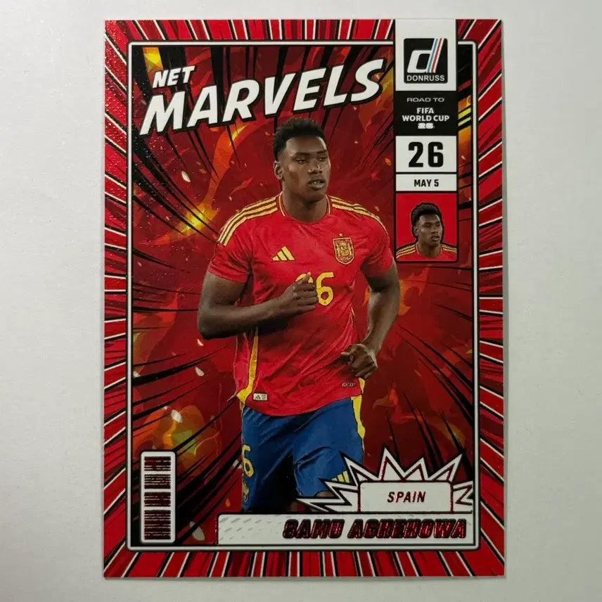 [BUNJANG] Donruss World Cup Spain Soccer Card Aguero Netmarble / 돈러스 북중미 월드컵 스페인 사무 아게호와 넷마블 축구 카드