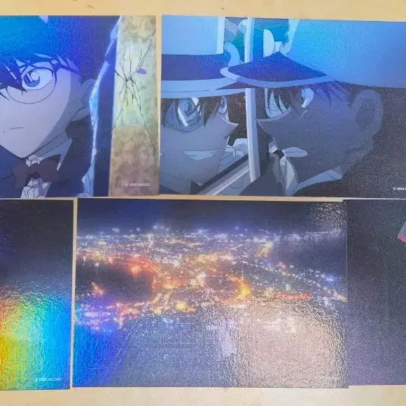 [BUNJANG] Detective Conan 100 Million Dollar Pursuit Hologram Postcard Set - Week 6 Exclusive / 코난 100만 달러의 펜타그램 6주차 특전 홀로그램 엽서 세트