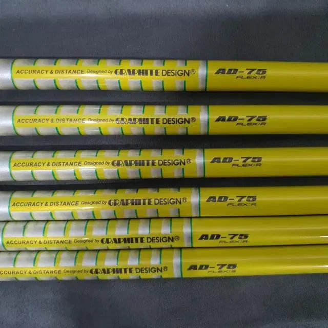 [BUNJANG] Tour AD 75-R Graphite Iron Shafts (6-Piece Set) - Used / 아이언 샤프트 6개 투어AD 75-R(상태좋은 중고)국내정품