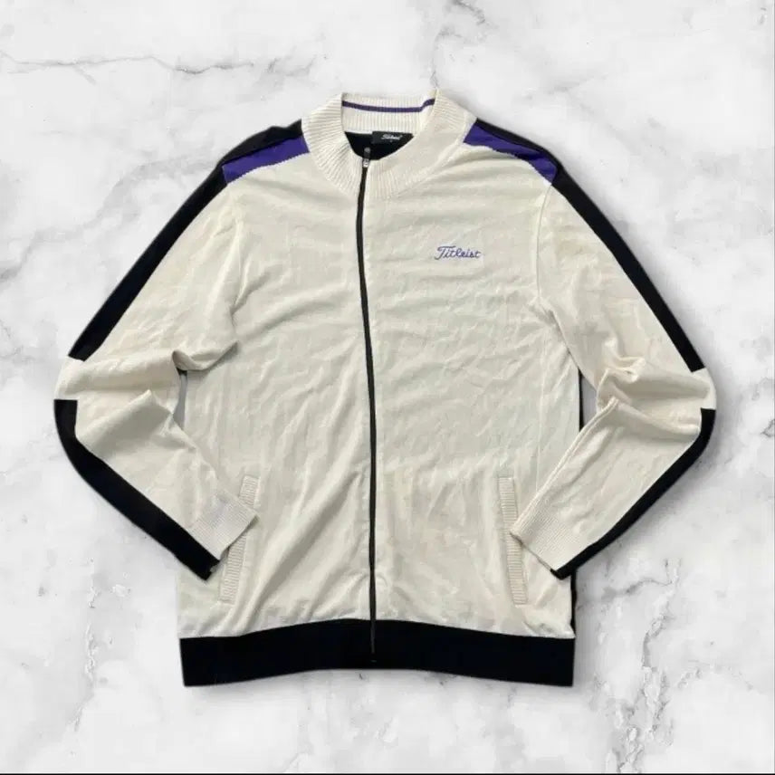 [BUNJANG] Titleist Knit Full Zip Jacket / 정품 타이틀리스트 니트 집업100