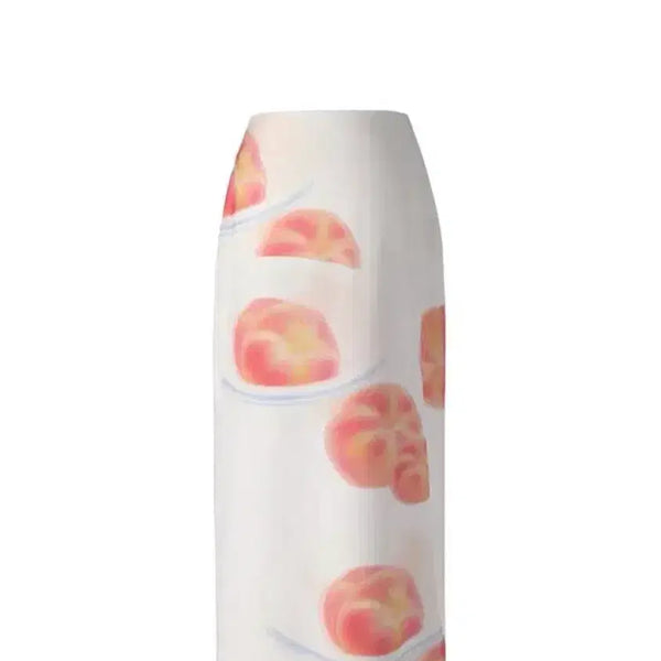 [BUNJANG] Synthletters Peach Dot Long Skirt / 신스레터스 피치 도트 스커트
