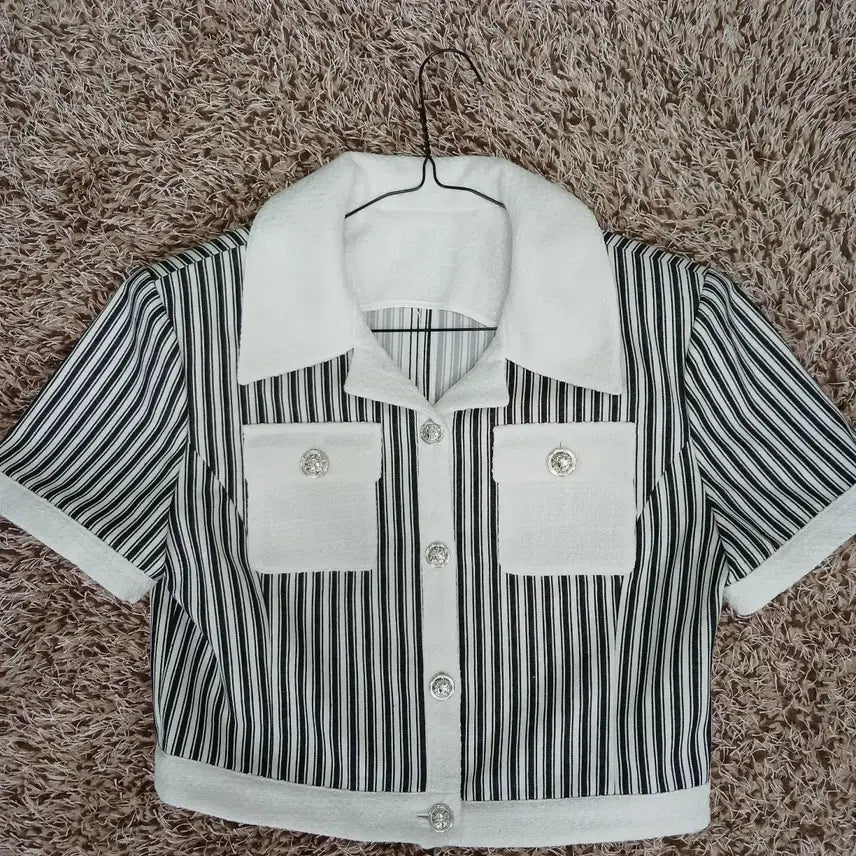 [BUNJANG] JS New York Short Sleeve Jacket / 6049 JS 뉴욕 반팔 자켓 F