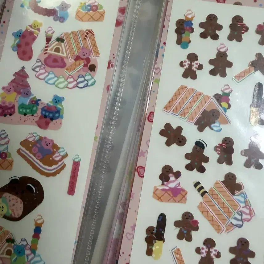 [BUNJANG] Somgom Seal Sticker Bundle / 씰스티커 처분 씰스티커 바인더 솜곰님 씰스티커