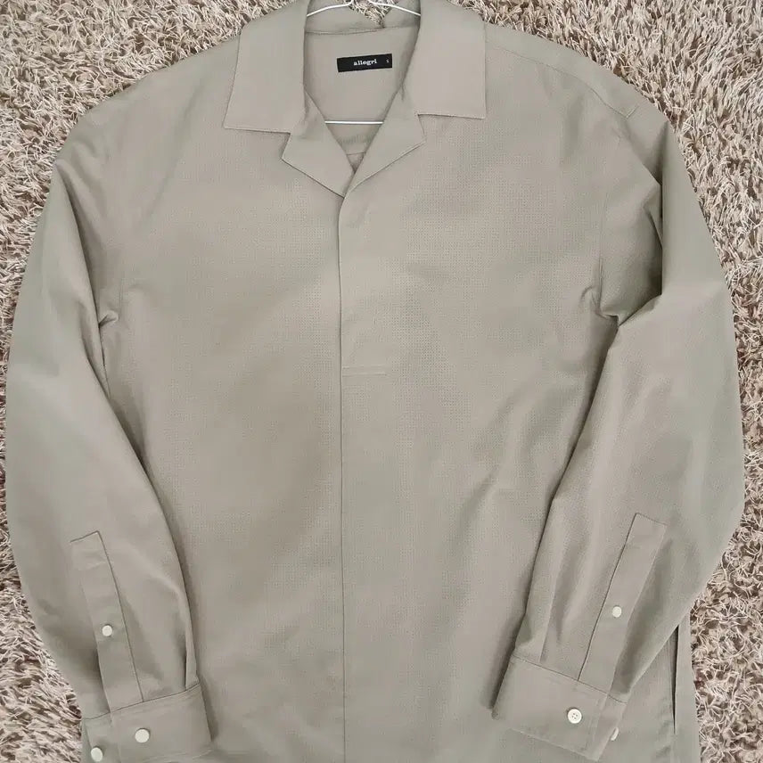 [BUNJANG] Elegri Khaki Brown Shirt S / 6057 엘레그리 카키브라운 셔츠S