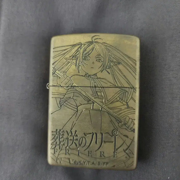 [BUNJANG] Zippo x Frieren: Beyond Journey's End Gold Lighter / [정품]지포 오일라이터 x 장송의 프리렌 골드