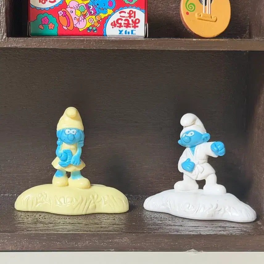 [BUNJANG] McDonald's Smurfs Figurines 2 Types Bundle Set / 맥도날드 해피밀 스머프 피규어 2종 일괄