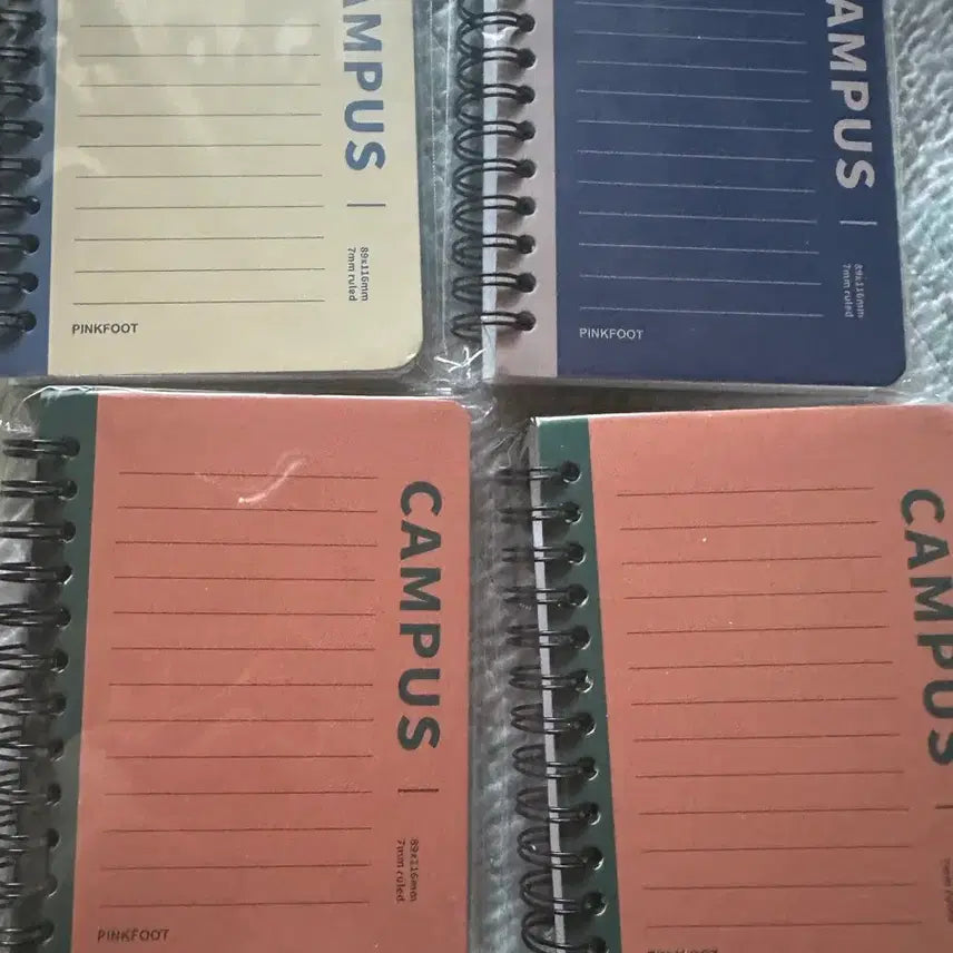 [BUNJANG] Campus Spring Notebook 4 Colors (Sealed) / 미니 캠퍼스 스프링 노트 4종 미개봉