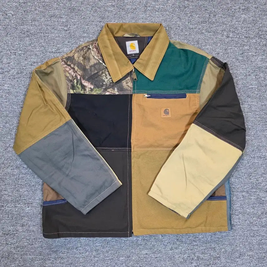 [BUNJANG] Carhartt Patchwork Work Jacket L / 칼하트 패치워크 워크 자켓 L