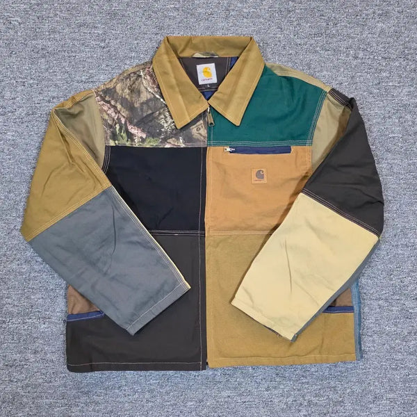 [BUNJANG] Carhartt Patchwork Work Jacket L / 칼하트 패치워크 워크 자켓 L